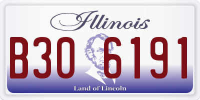 IL license plate B306191