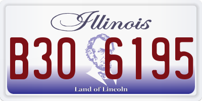 IL license plate B306195