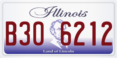 IL license plate B306212
