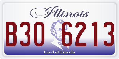 IL license plate B306213