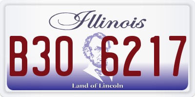 IL license plate B306217