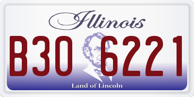 IL license plate B306221