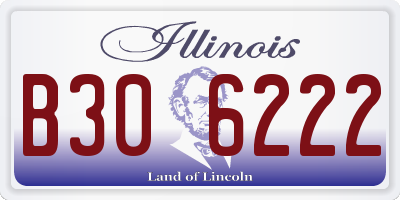 IL license plate B306222
