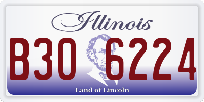 IL license plate B306224