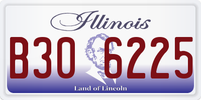 IL license plate B306225