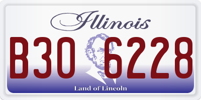 IL license plate B306228