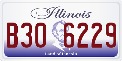 IL license plate B306229