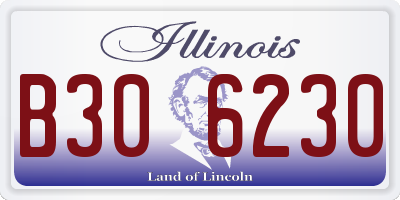 IL license plate B306230