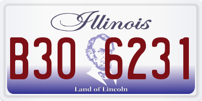 IL license plate B306231