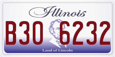 IL license plate B306232