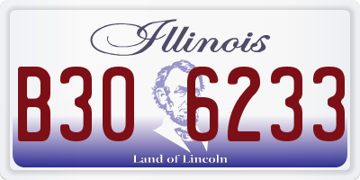 IL license plate B306233