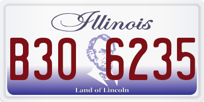 IL license plate B306235