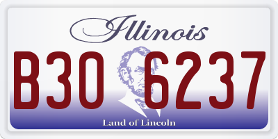 IL license plate B306237