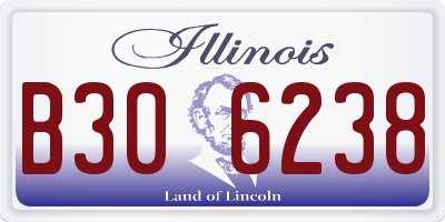 IL license plate B306238