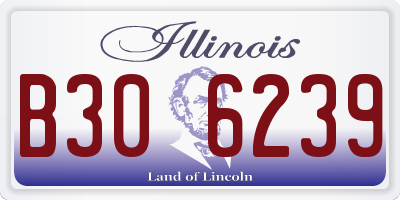IL license plate B306239