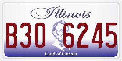 IL license plate B306245