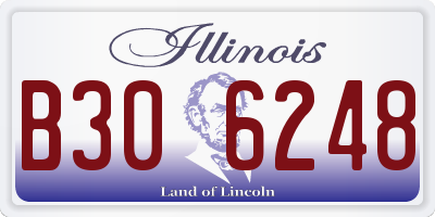 IL license plate B306248