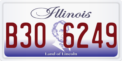 IL license plate B306249