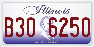 IL license plate B306250