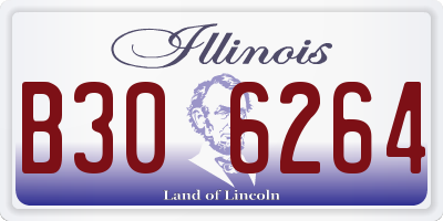 IL license plate B306264