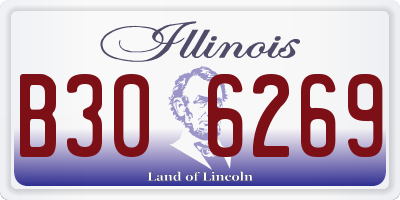 IL license plate B306269