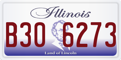 IL license plate B306273