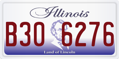 IL license plate B306276
