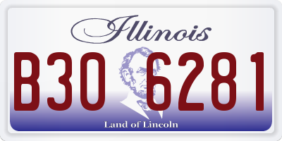 IL license plate B306281