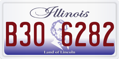 IL license plate B306282