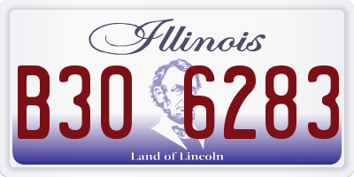 IL license plate B306283