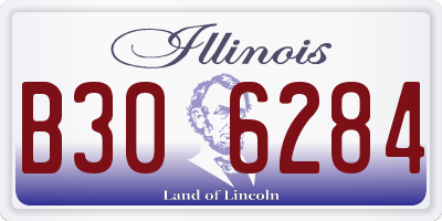 IL license plate B306284