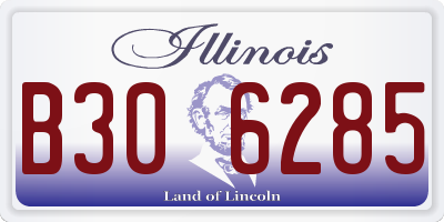 IL license plate B306285