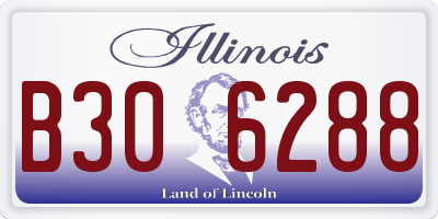 IL license plate B306288