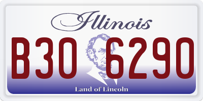 IL license plate B306290