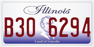 IL license plate B306294