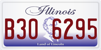 IL license plate B306295