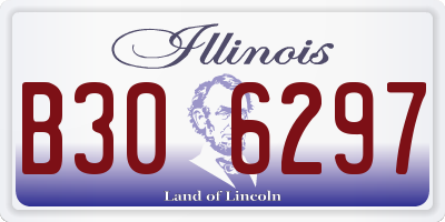 IL license plate B306297