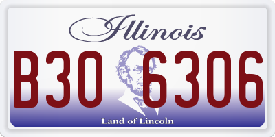 IL license plate B306306