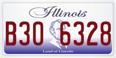 IL license plate B306328