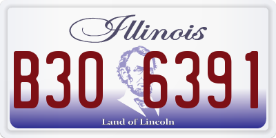 IL license plate B306391
