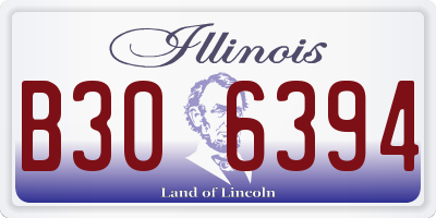 IL license plate B306394