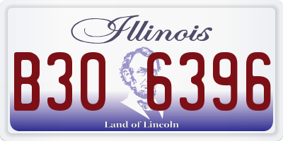 IL license plate B306396