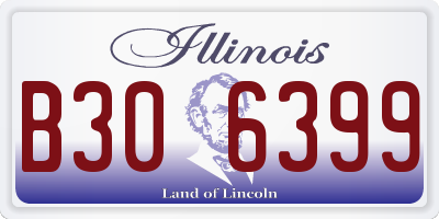 IL license plate B306399