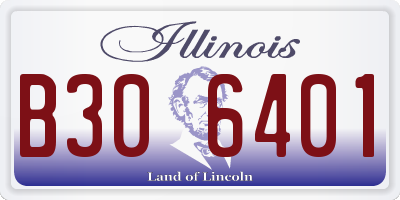 IL license plate B306401