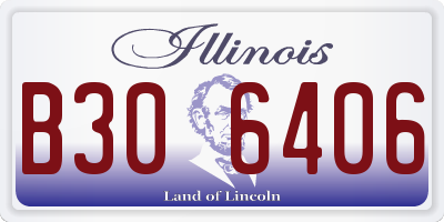 IL license plate B306406