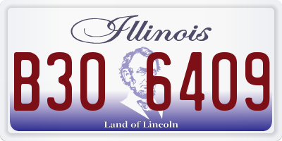 IL license plate B306409