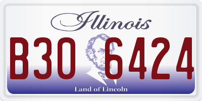 IL license plate B306424