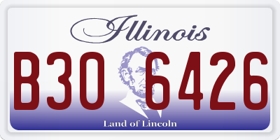 IL license plate B306426