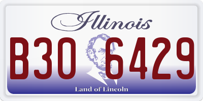 IL license plate B306429