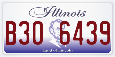 IL license plate B306439